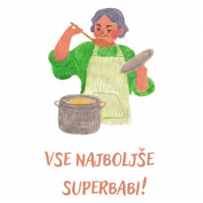 Papirnata darilna vrečka SUPERBABI